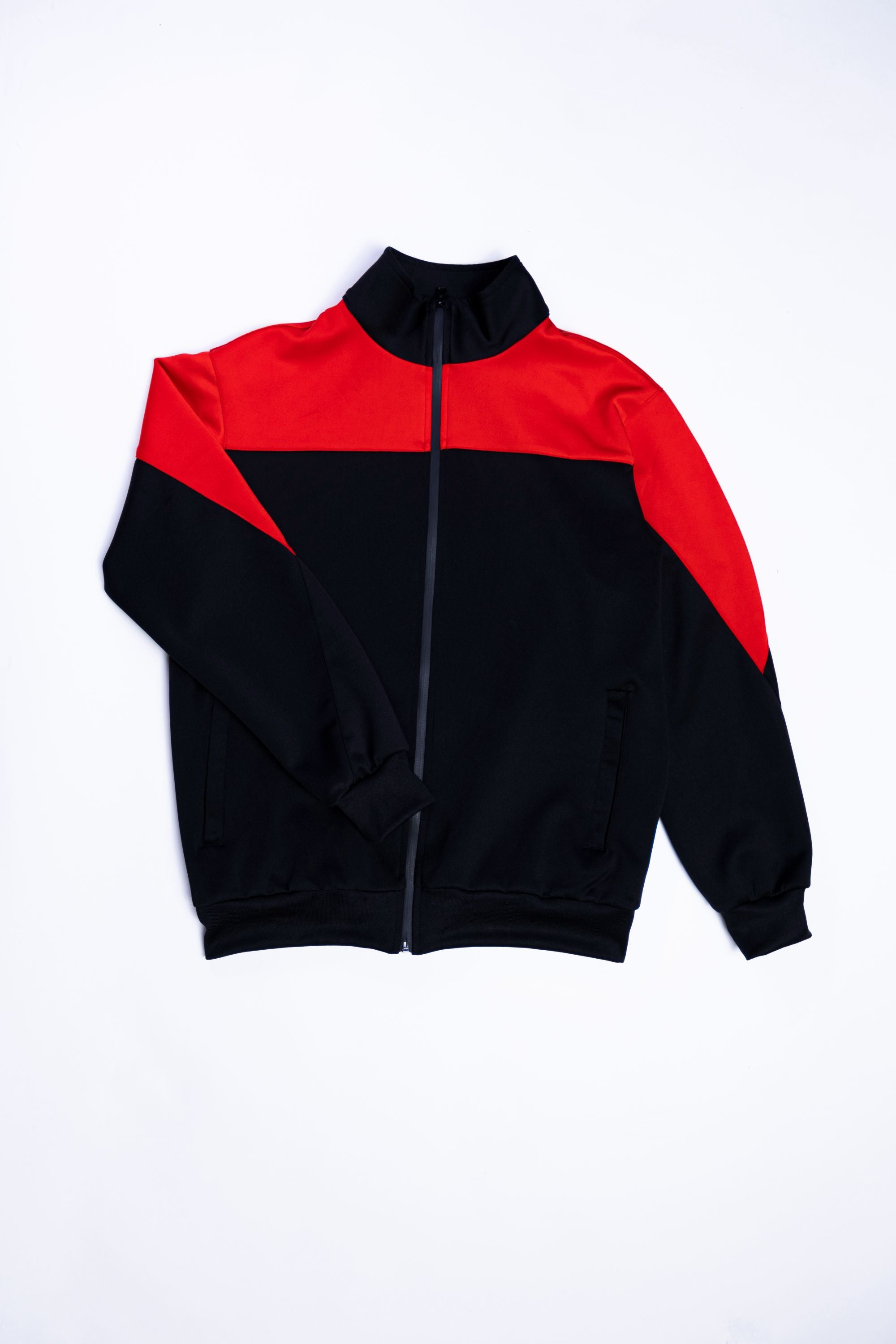 MEN HOODIE BLACK AND RED COLOUR