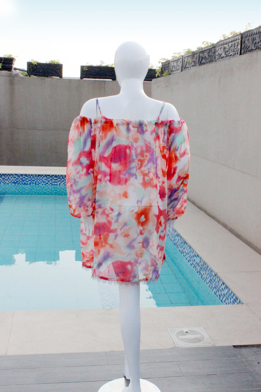 Water Color  - Swim Wear Cover Up