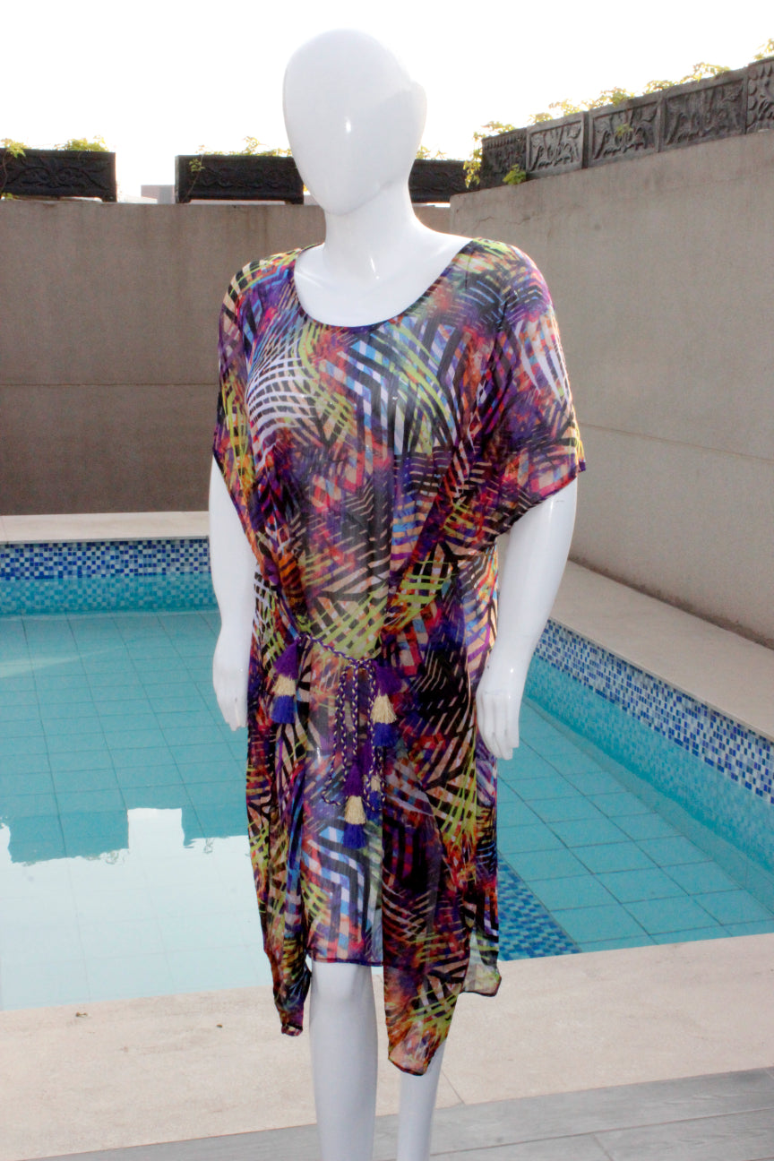 Abstract  - Swim Wear Cover Up