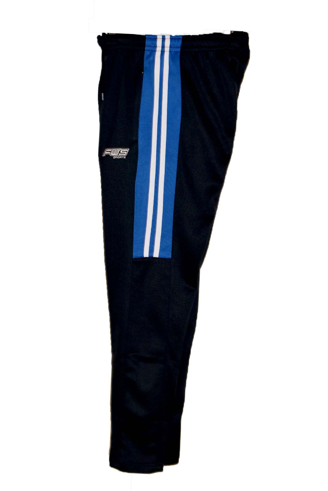 MEN BLACK AND NAVY COMPLETE TRACK SUIT